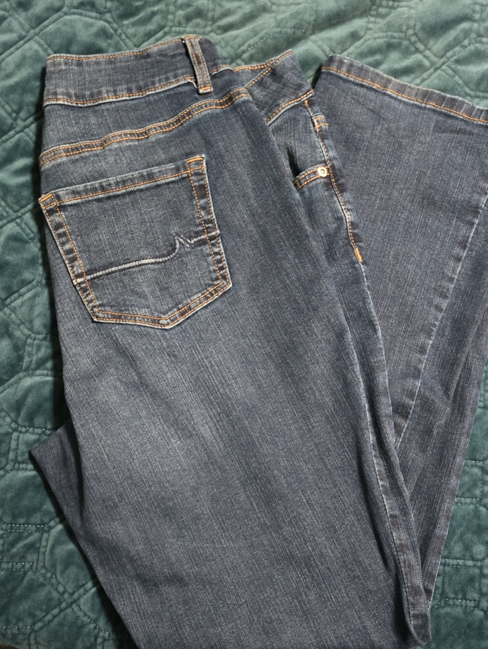 Women's Dark Blue Slim Boot Cut Jeans